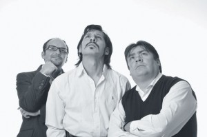 Gory Patiño, Cristian Mercado and Luigi Antezana star in the Bolivian production of French playwright Yasmina Reza’s “Art.” The play was produced by the theater collective Oveja Negra, of which Mercado was the director for several years.